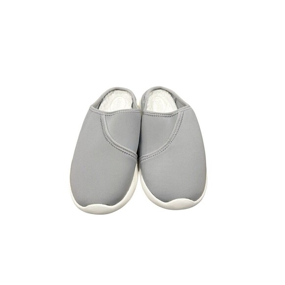 Crocs Lite Ride Open Back Round Toe Mules Light Grey Womens 10 Flexible Casual - Picture 5 of 9